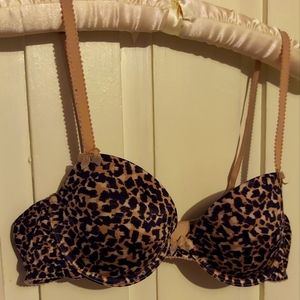 Leopard Print Aerie Ella Bra 36B 🐆